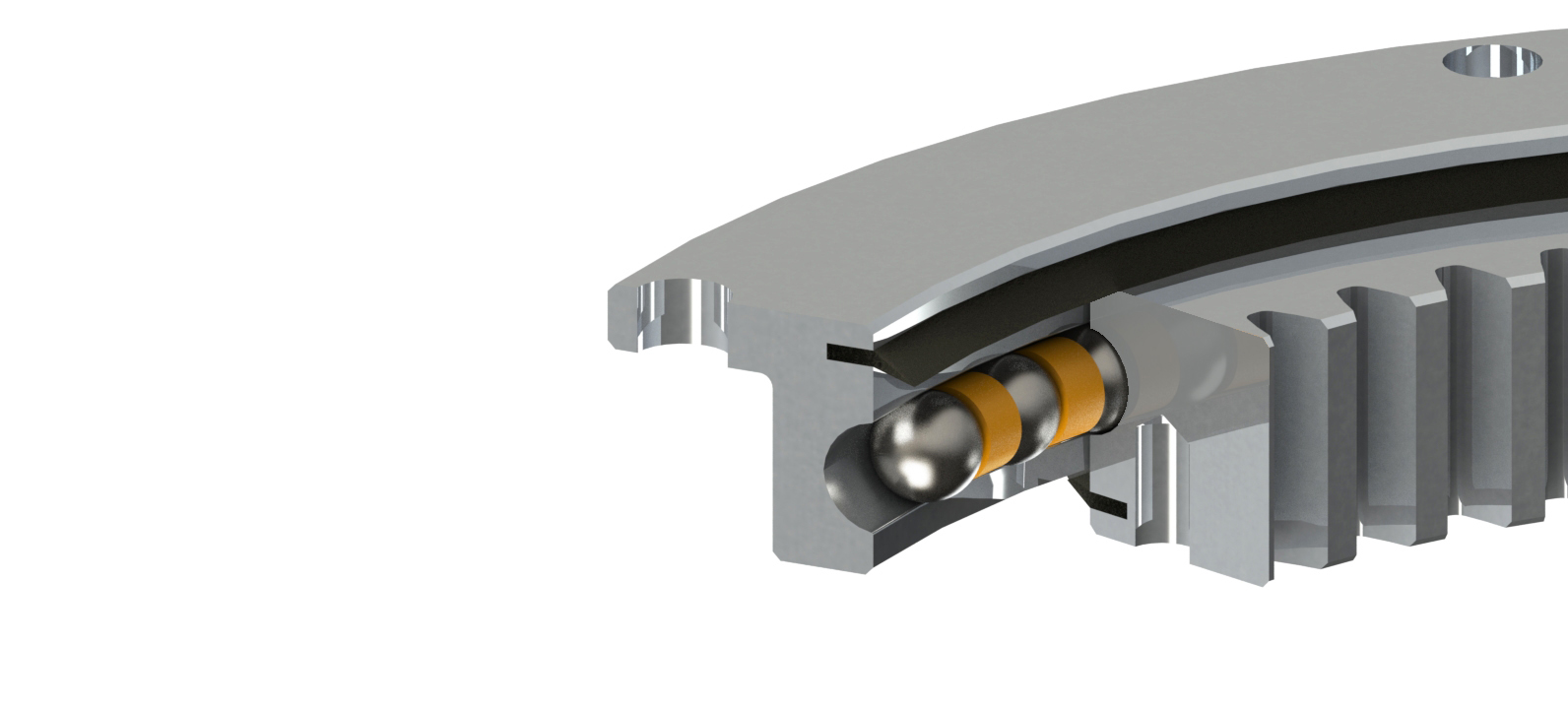 回轉支承發生瞬間斷裂是怎么回事？原因及解決辦法